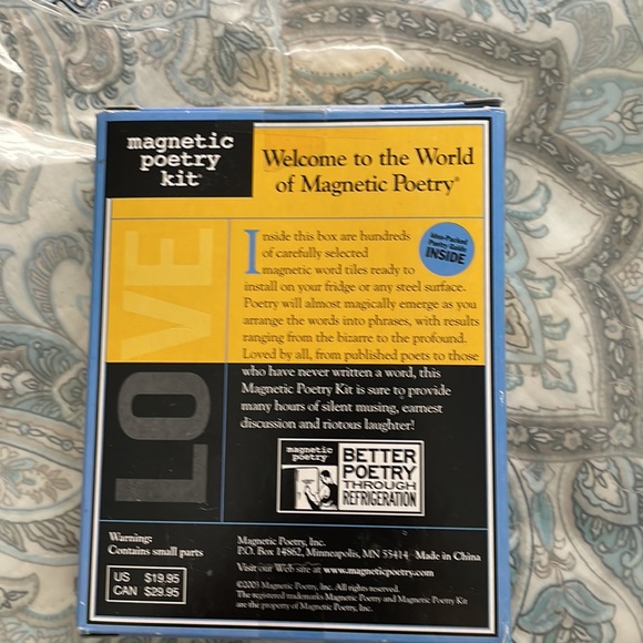 ❤️Magnetic Poetry LOVE Edition❤️ - Picture 2 of 3